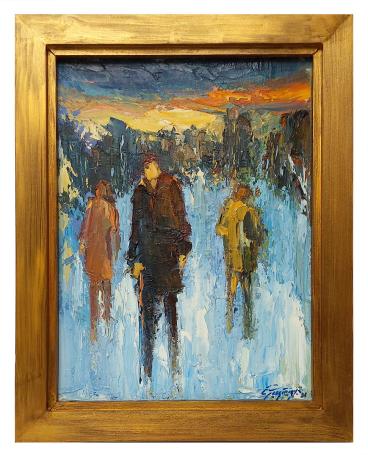 Schilderij uit 1996 van de kunstschilder Frans Geerinckx kopen