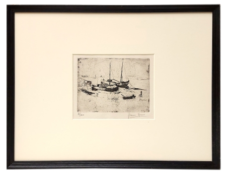 Bootjes op het strand 21/100