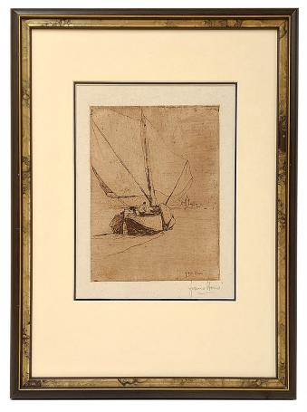 De Tjalk op de rivier