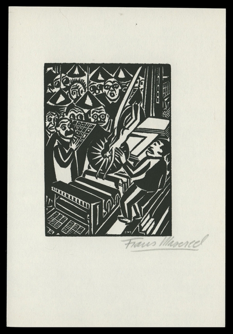 Houtsnede 50/83 :  L'Idée