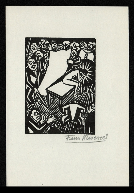 Houtsnede 13/83 :  L'Idée