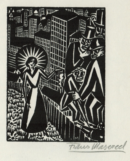 Kunst van de Belgische houtsnijder Frans Masereel kopen