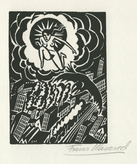 Woodcut van de Belgische kunstenaar Frans Masereel kopen