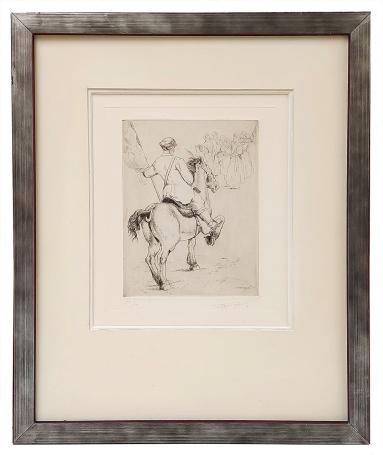 Boodschapper met paard en vlag 1957 17/50