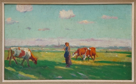 Kunstwerk op karton van Frans Van Giel kopen