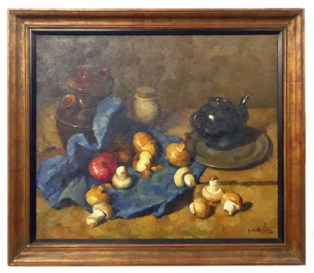 Stilleven met champignons