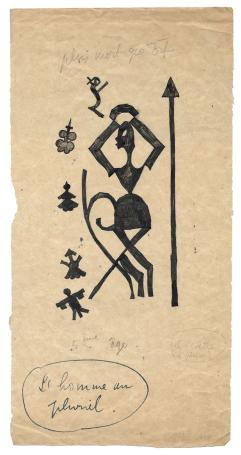 Tekening JJG B l homme au pluriel