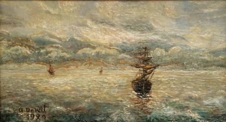 Schilderij van kunstschilder uit Mechelen Gaspard De Wit