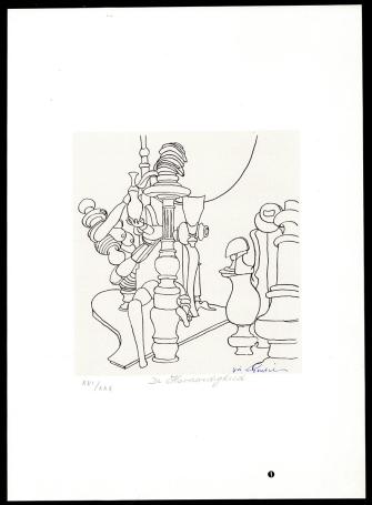 Zeefdruk, De Hovaardigheid XVI/XXX