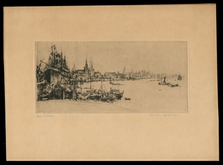 De haven van Antwerpen