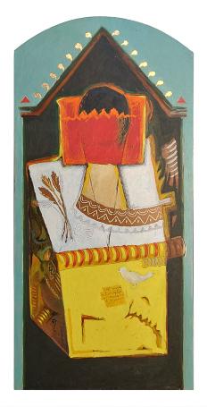 Scatola con scrittura e altre cose 1992