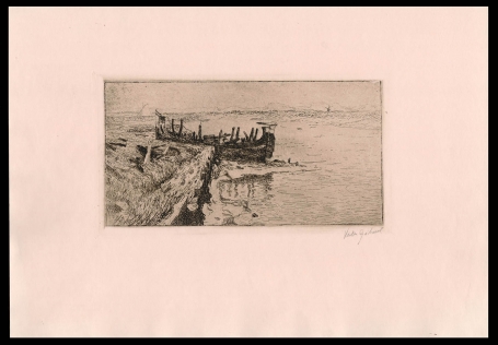 Vervallen bootje aan de kade