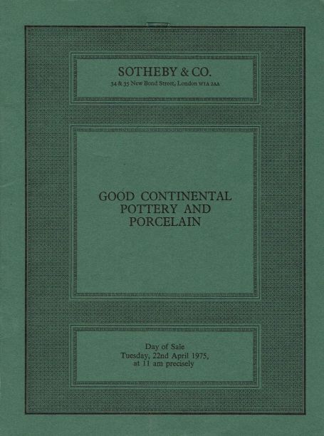 29. Good Continental  Pottery and Porcelain