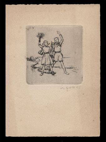 Broer en zus samen naar school