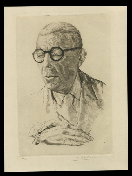Gravure van de Belgische kunstenaar Gustaaf De Bruyne kopen