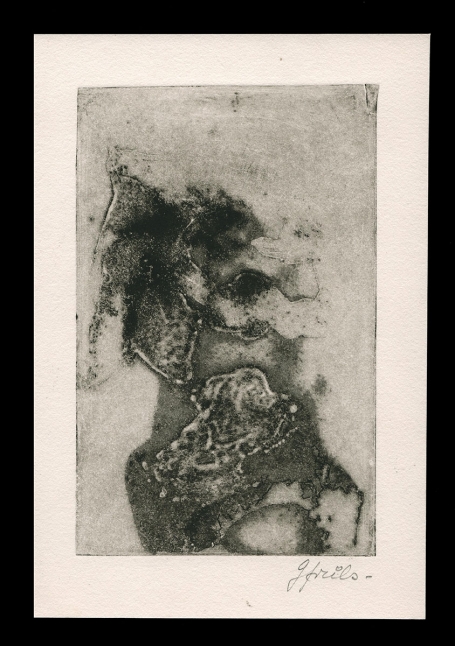 Abstract zwart aangezicht