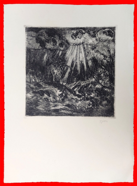 Gustaaf prils doorbrekende zon