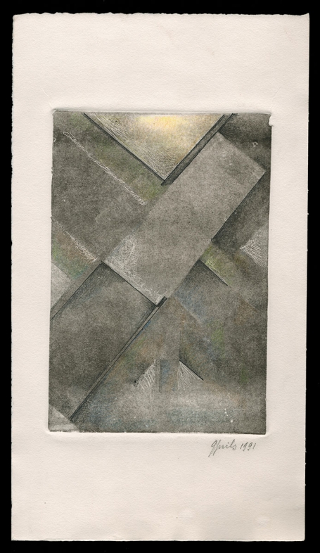 Abstract kruisende vlakken 1991