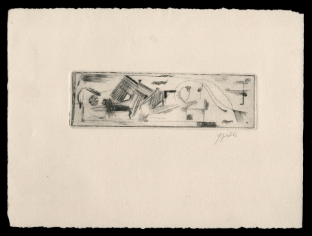 Abstract zwart werkje