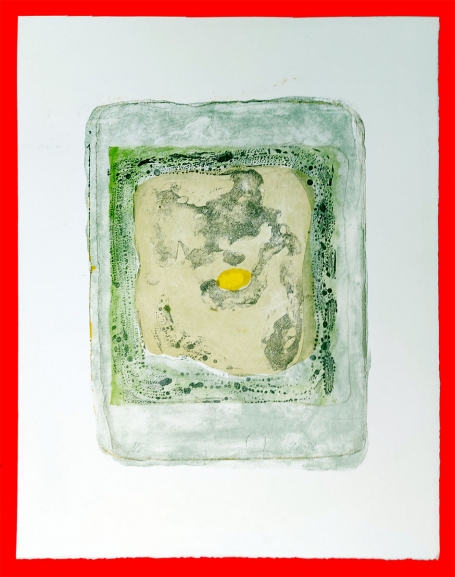 Zwart-Groen-Gele compositie 3/8