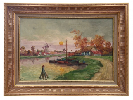 Schilderij uit 1899 van de Belgische schilder Gustave de Smet