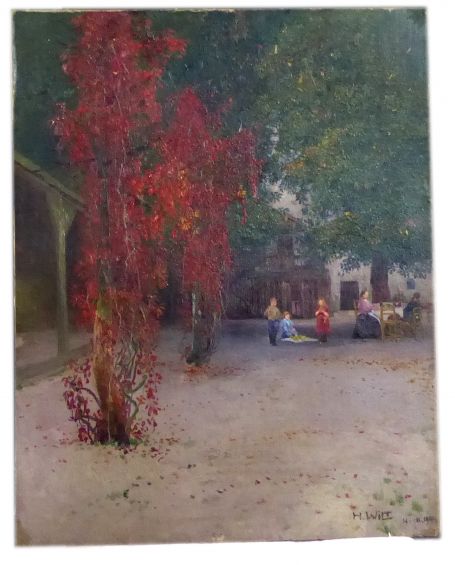 Inner square with family 1900