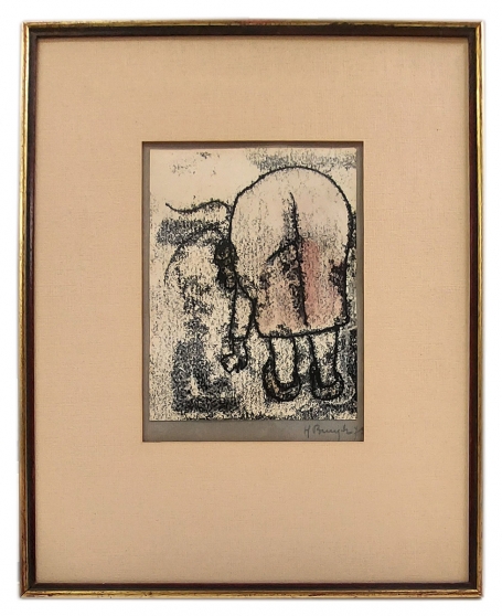 Tekening van Belgische kunstenaar Harry Buyck