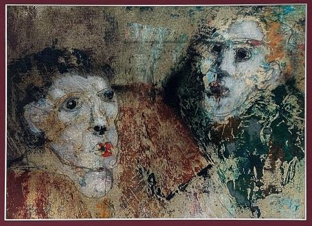 Expressionistisch schilderij van kunstschilder uit Antwerpen Harry Buyck