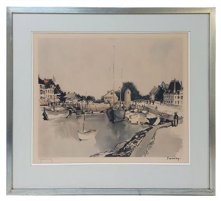 Bootjes in haventje Medtiterraanse zee naar Saverys 251/350