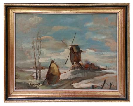 Hooimijt bij de molen