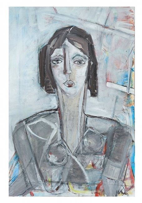 Schilderij van de Belgische kunstenares Hélène  De Dijcker kopen