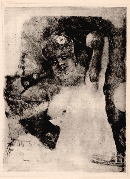 Félicien Rops met een heliogravure