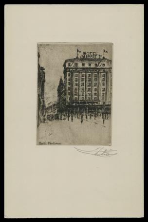 l'Hôtel Albert I à Bruxelles