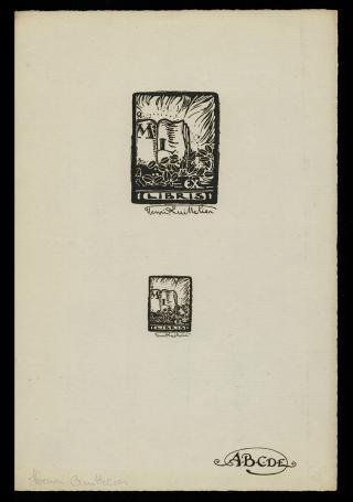 Ex libris van Henri Quittelier kopen
