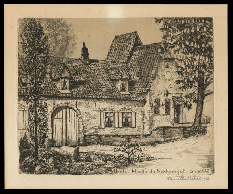 Uccle: Moulin du Nekkersgat anno 1362  1968