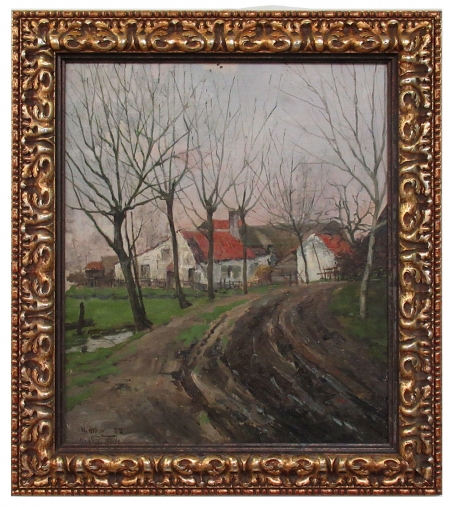 Landweg naar boerderij 1888