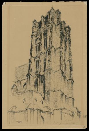 litho uit 1942 van Henry Van Straten kopen