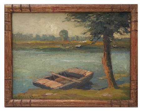 Schilderij van de Belgische schilder Herman Broeckaert