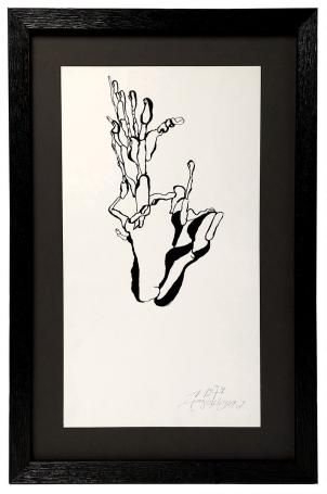 De opgestoken hand uit 1974 (11274)