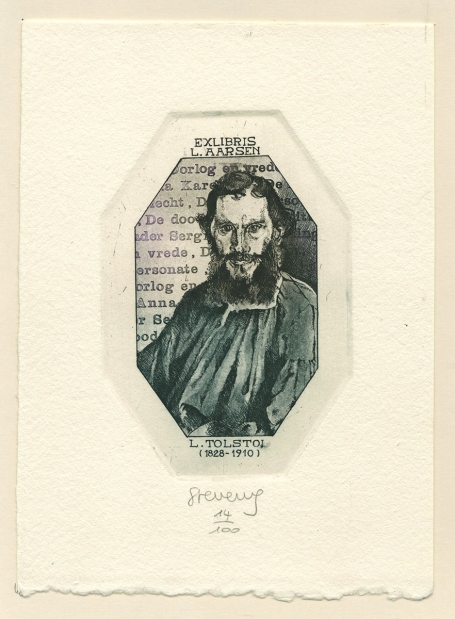 ex libris van Hilde Stevens voor  L. Aarsen
