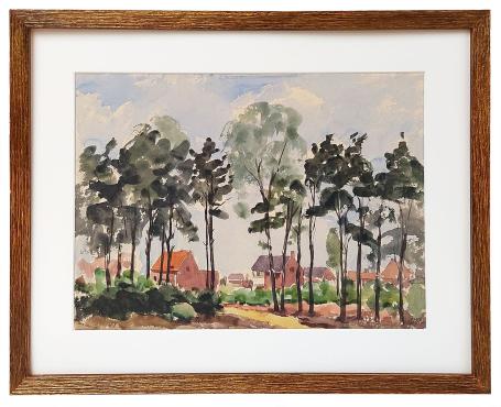 Houthalen bomen 1965