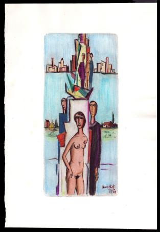 De dame met de twee mannen 1982