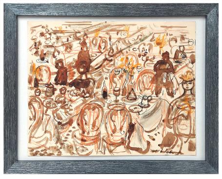 Aquarel, het grote feest