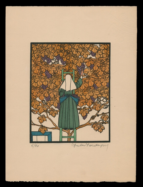 Gravure van de Belgische kunstenaar Jules Fonteyne kopen