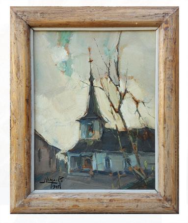 Eglise à Grumelange (Ardenne) 1947
