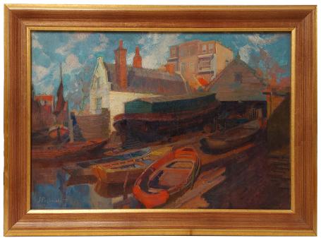 Boten te Amsterdam (+/- 1916)