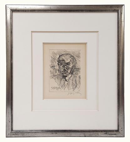 Droge naald ets, portret 1959