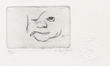 Kleine ets, Pinkende man met sigaretje 26/65