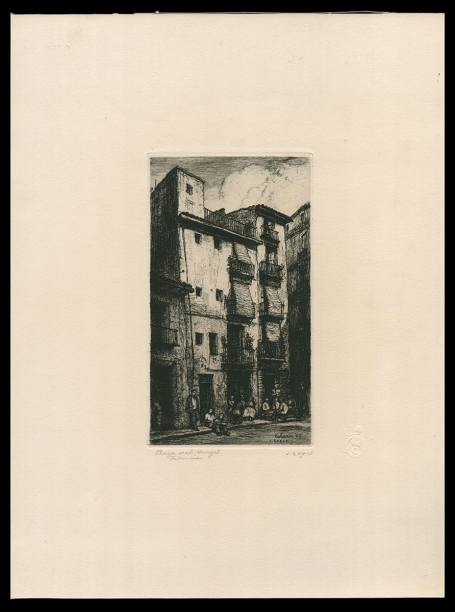 Plaza del Angel Valencia 1948