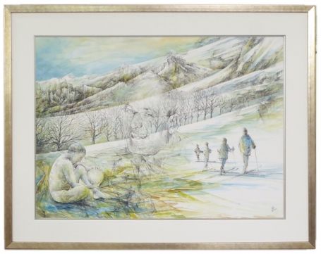 Ik ski met anderen 3-vuldigheid 2000